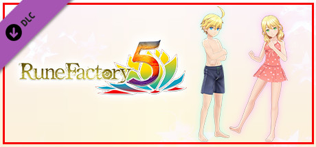 Rune Factory 5 - The Young Proprietress and the Dwarf Swimsuit Set + New Ranger Care Package Item Pack Steam header image