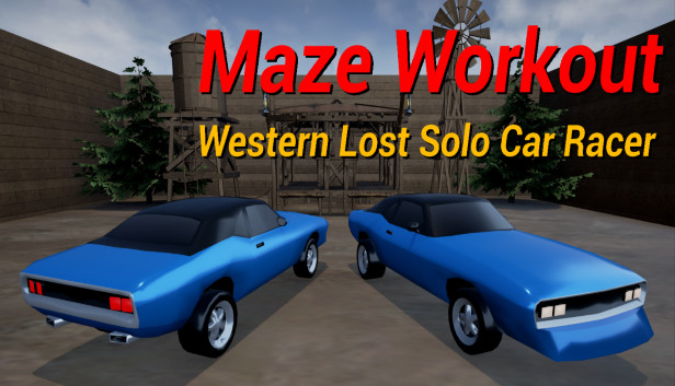 Maze Workout - Western Lost Solo Car Racer Steam capsule image