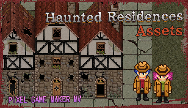 Pixel Game Maker MV - Haunted Residences Assets Steam capsule image