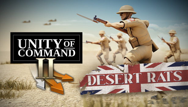 Unity of Command II - Desert Rats Steam capsule image