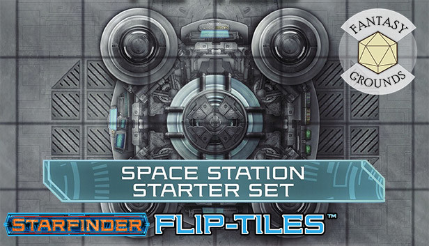 Fantasy Grounds - Starfinder Flip-Tiles - Space Station Starter Set Steam capsule image