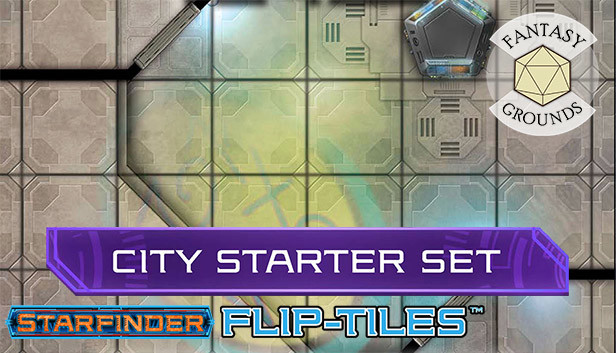 Fantasy Grounds - Starfinder RPG - Flip-Tiles - City Starter Set Steam capsule image