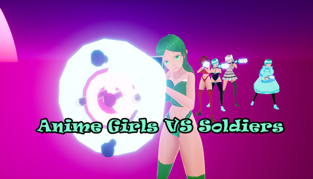 Anime Girls VS  Soldiers Steam capsule image