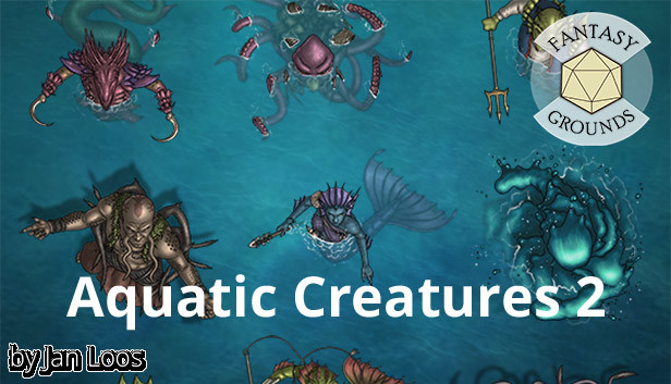 Fantasy Grounds - Jans Token Pack 32 - Aquatic Creatures 2 Steam capsule image