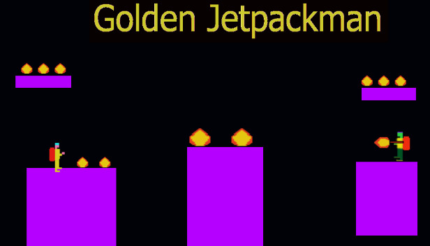 Golden Jetpackman Steam capsule image