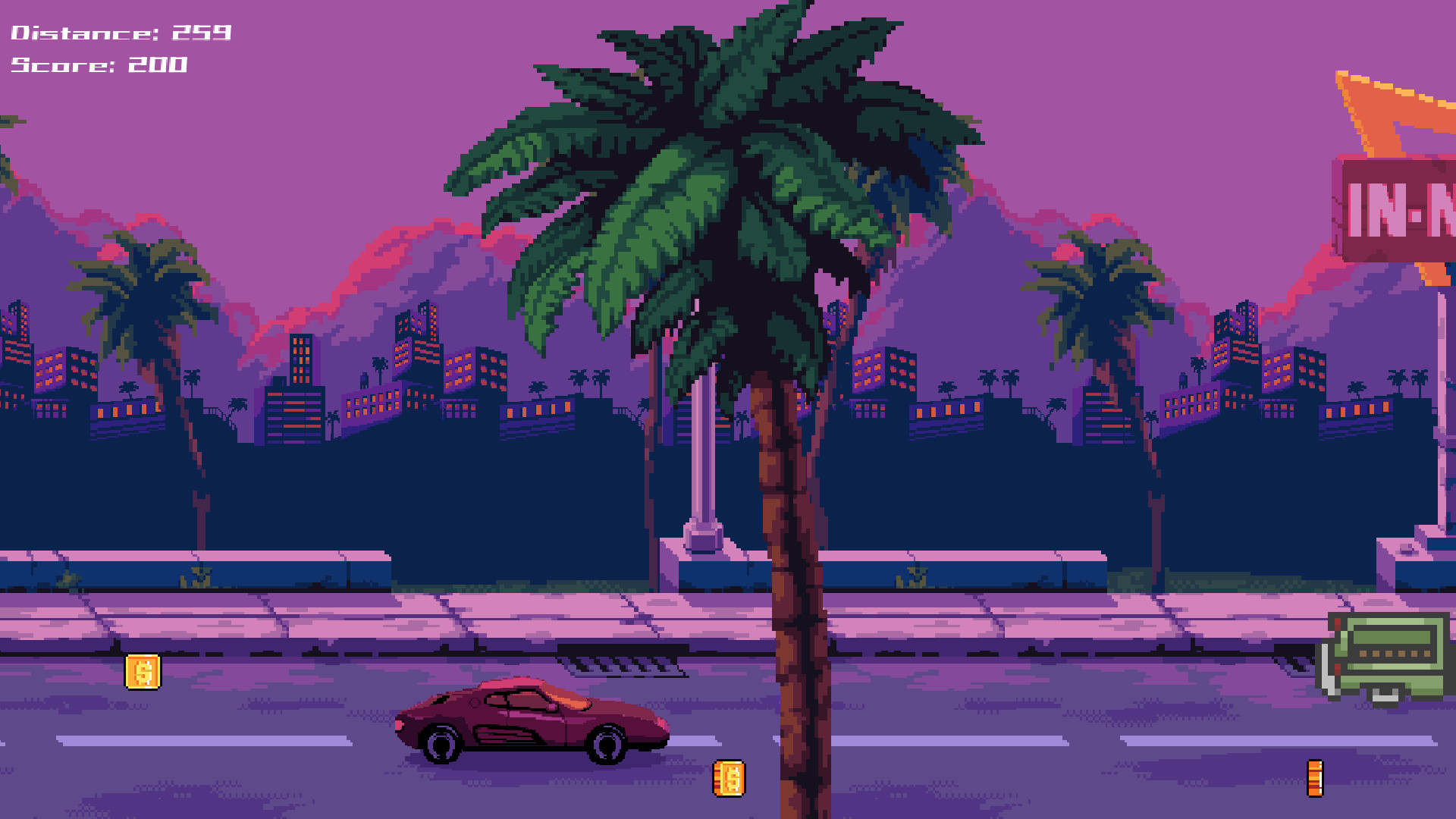 Poupa 51% em Miami Sunset Drive no Steam