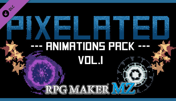 RPG Maker MZ - Pixelated Animations Pack Vol.1 Steam capsule image