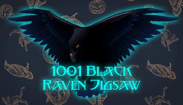1001 Black Raven Jigsaw Steam capsule image