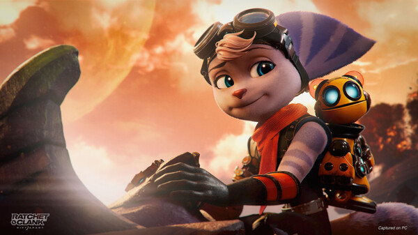 Fotos Do Slide do Jogo Ratchet & Clank Rift Apart