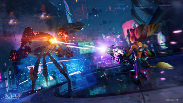 Fotos Do Slide do Jogo Ratchet & Clank Rift Apart