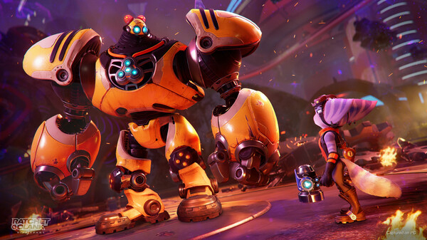 Fotos Do Slide do Jogo Ratchet & Clank Rift Apart
