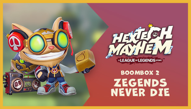 Hextech Mayhem: A League of Legends Story™ - BOOMBOX 2: ZEGENDS NEVER DIE Steam capsule image