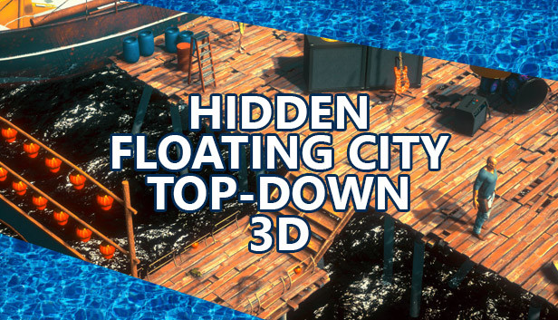 Hidden Floating City Top-Down 3D thumbnail