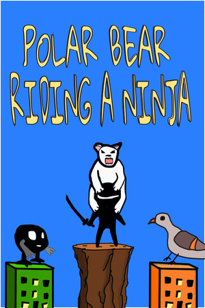 Polar Bear Riding A Ninja cover art