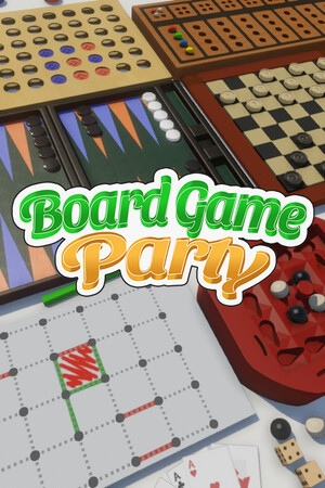 Board game party cover art