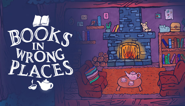 Books in Wrong Places Steam capsule image