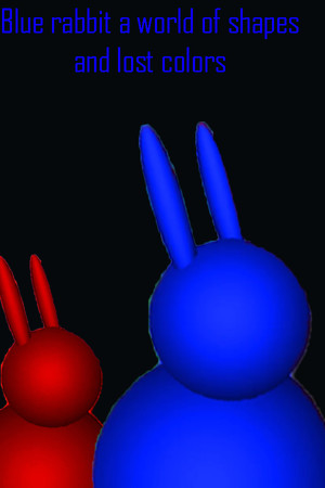 Blue rabbit a world of shapes and lost colors cover art