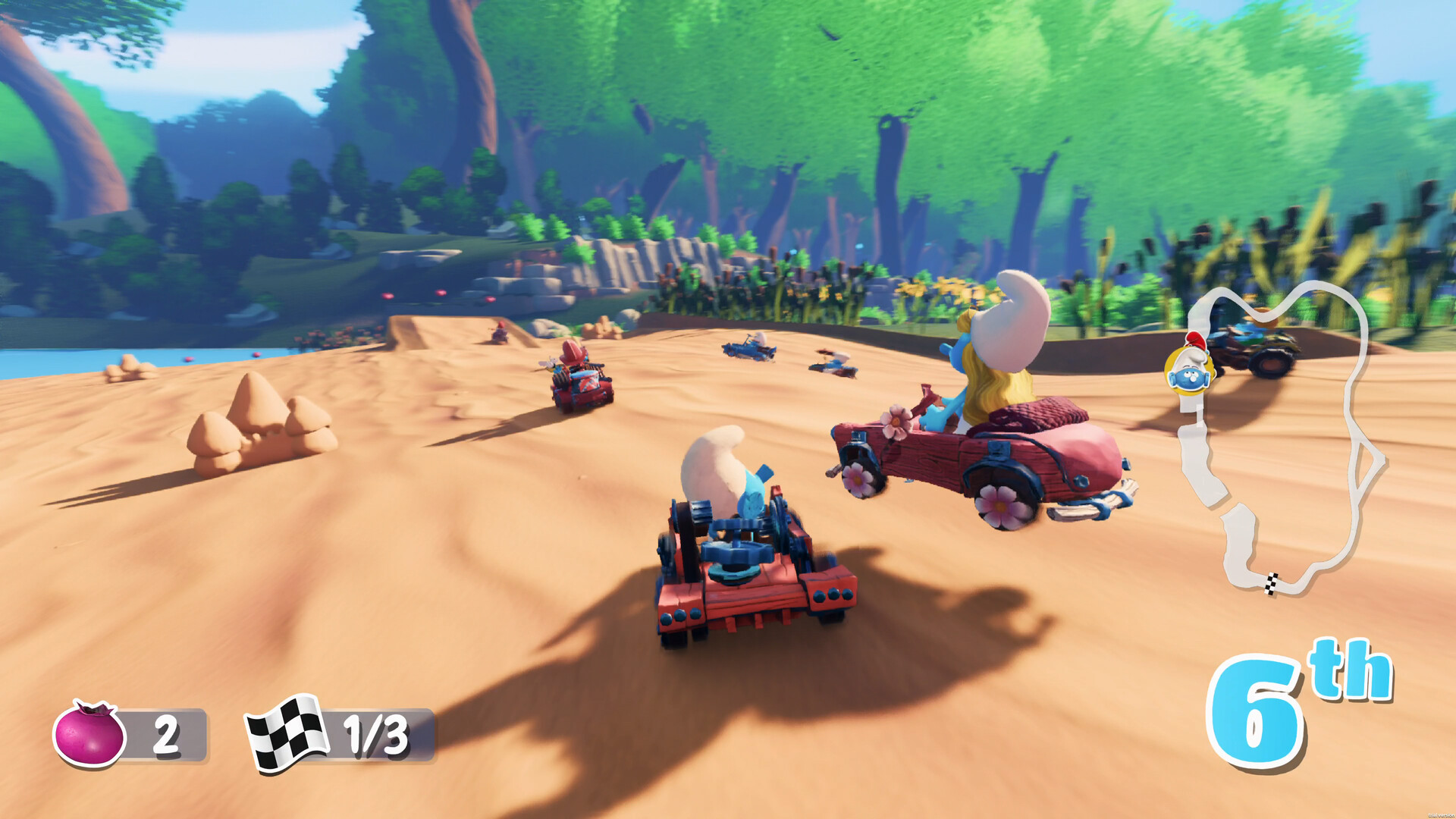 Completely Smurfing achievement in Smurfs Kart