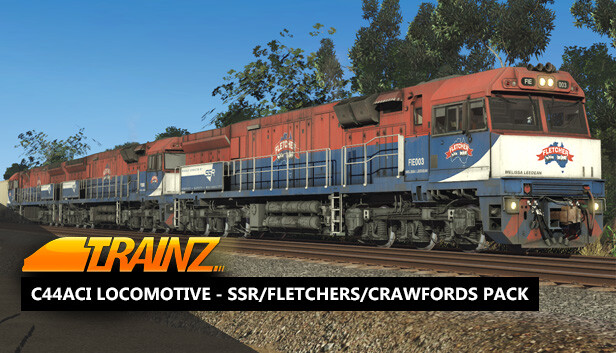 Trainz 2019 DLC - SSR Fletchers Crawfords GE C44aci Pack Steam capsule image