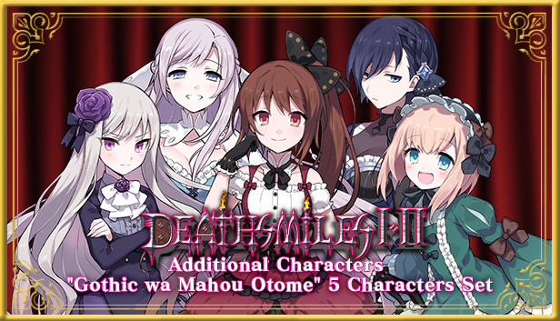 Deathsmiles I・II Additional Characters "Gothic wa Mahou Otome" 5 Characters Set Steam capsule image