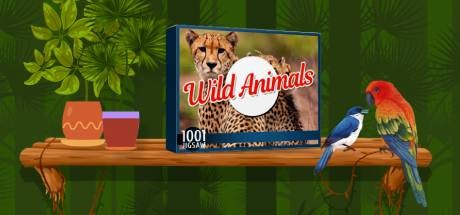 1001 Jigsaw. Wild Animals Steam header image