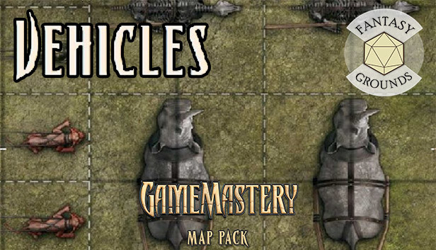 Fantasy Grounds - Pathfinder RPG - GameMastery Map Pack: Vehicles Steam capsule image