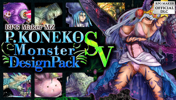 RPG Maker MZ - P. KONEKO Monster Design Pack SV Steam capsule image