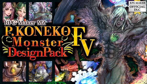 RPG Maker MZ - P. KONEKO Monster Design Pack FV Steam capsule image