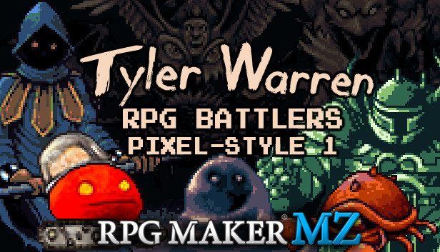RPG Maker MZ - Tyler Warren RPG Battlers Pixel-Style 1 Steam capsule image