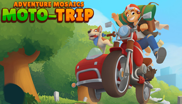 Adventure Mosaics. Moto-Trip Steam capsule image