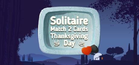 Solitaire Match 2 Cards. Thanksgiving Day header