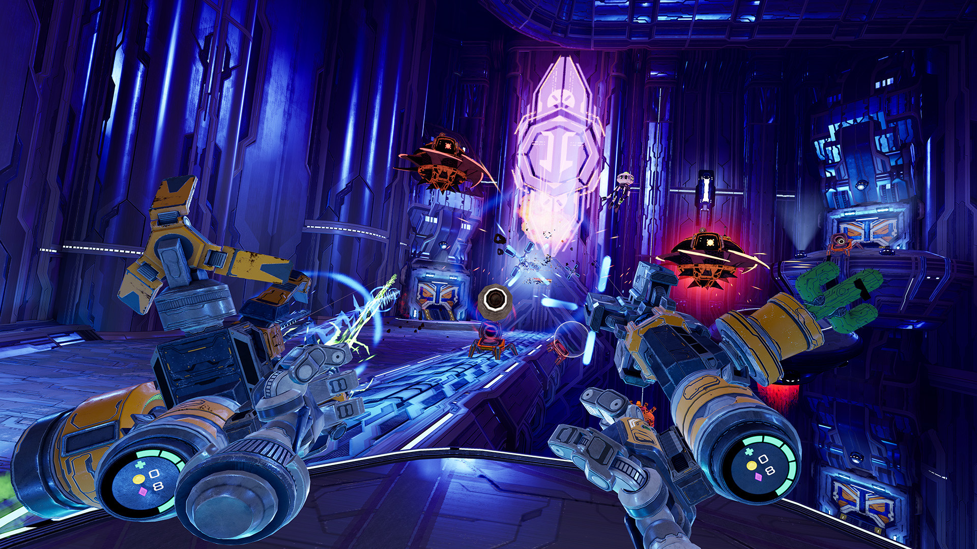 Oculus Quest 游戏《母舰：锻造》MOTHERGUNSHIP: FORGE VR