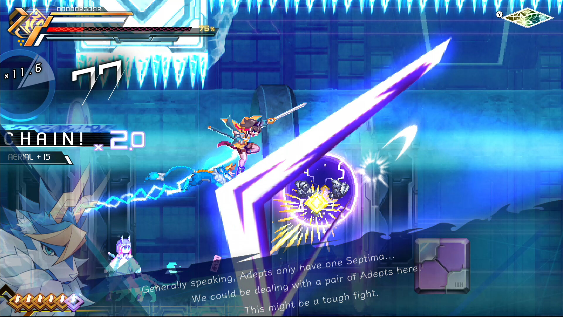 Indie Game Lover Azure Striker GUNVOLT 3