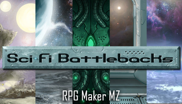 RPG Maker MZ - Sci-Fi Battlebacks Steam capsule image