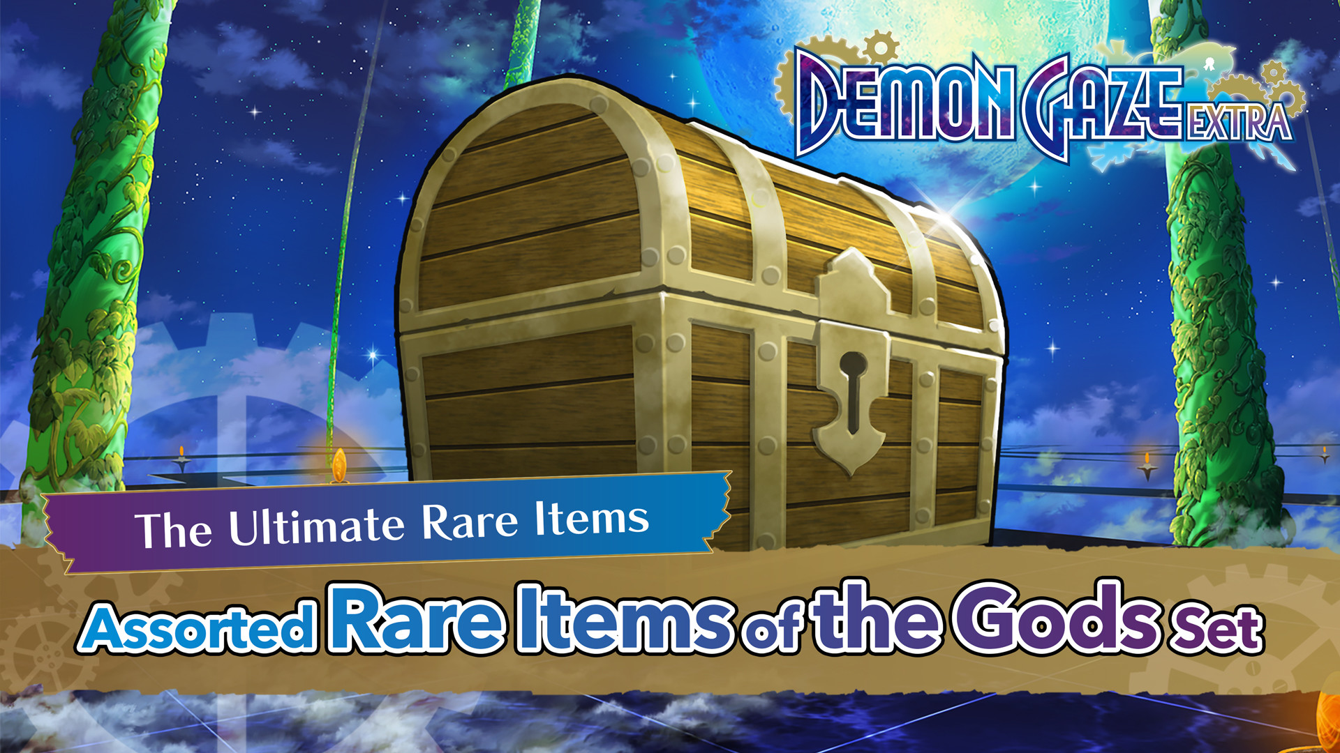 DEMON GAZE EXTRA - Healing Staff & Armor Gem Assortment no Steam