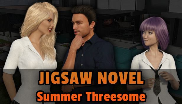 Jigsaw Novel - Summer Threesome Steam capsule image