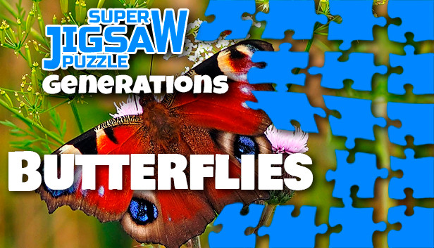 Super Jigsaw Puzzle: Generations - Butterflies Steam capsule image