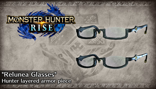 Monster Hunter Rise - "Relunea Glasses" Hunter layered armor piece Steam capsule image