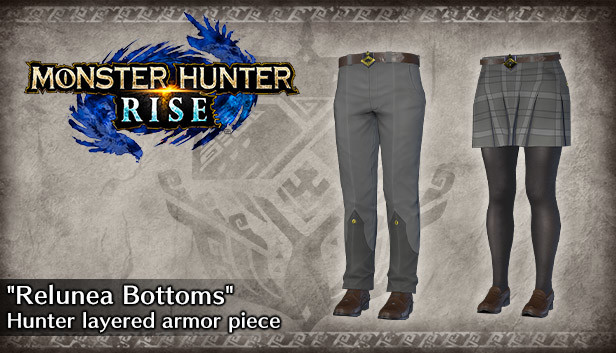 Monster Hunter Rise - "Relunea Bottoms" Hunter layered armor piece Steam capsule image