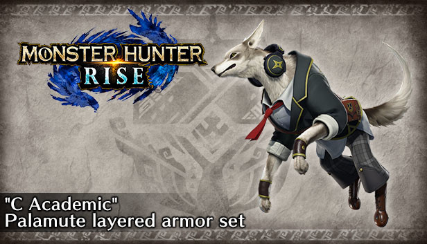 Monster Hunter Rise - "C Academic" Palamute layered armor set Steam capsule image