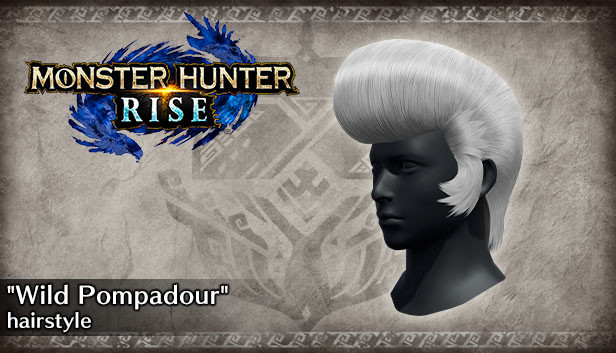 Monster Hunter Rise - "Wild Pompadour" hairstyle Steam capsule image