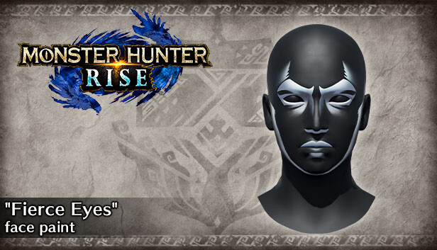 Monster Hunter Rise - "Fierce Eyes" face paint Steam capsule image