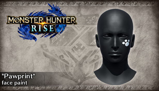 Monster Hunter Rise - "Pawprint" face paint Steam capsule image