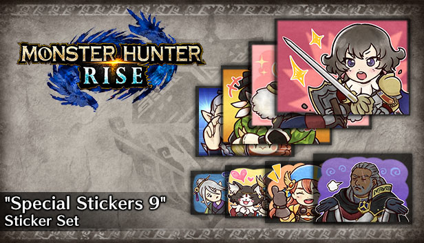 Monster Hunter Rise - "Special Stickers 9" sticker set Steam capsule image