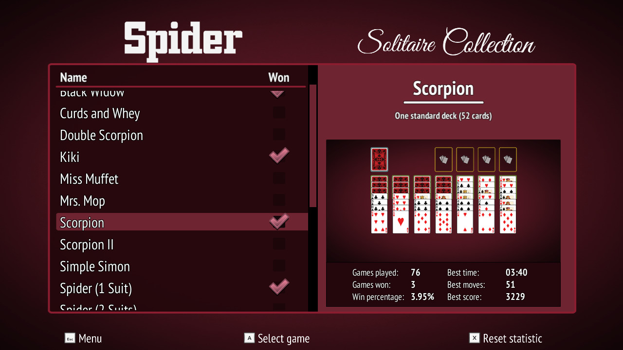 Spider Solitaire Collection on Steam