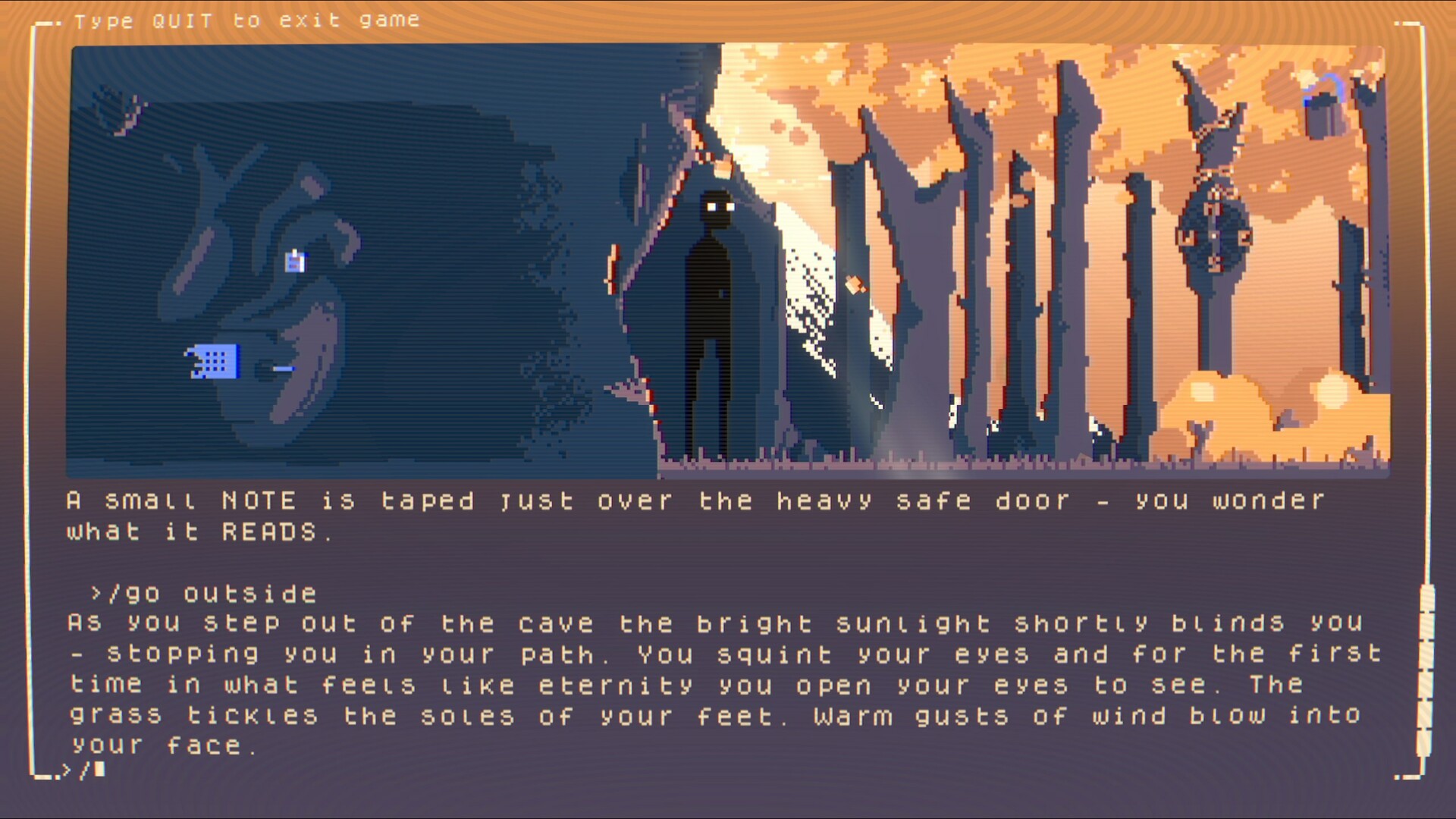 Indie Game Lover I doesn't exist - a modern text adventure