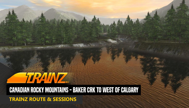 Trainz Plus DLC - Canadian Rocky Mountains Baker Crk to West of Calgary Steam capsule image