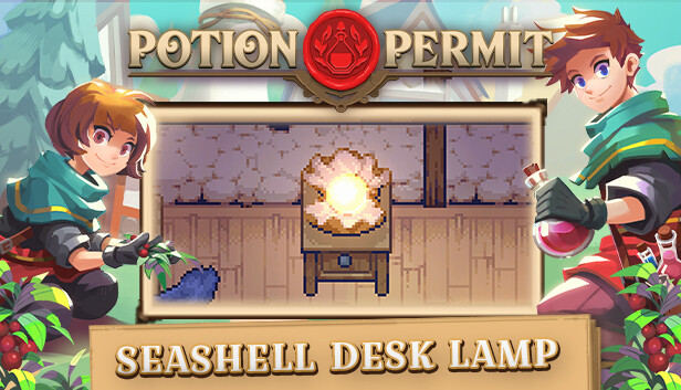 Potion Permit - Seashell Lighting - Desk Lamp Steam capsule image