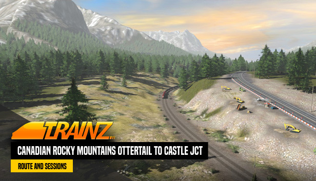 Trainz Plus DLC - Canadian Rocky Mountains Ottertail to Castle Jct Steam capsule image