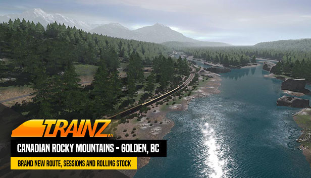 Trainz Plus DLC - Canadian Rocky Mountains - Golden, BC Steam capsule image